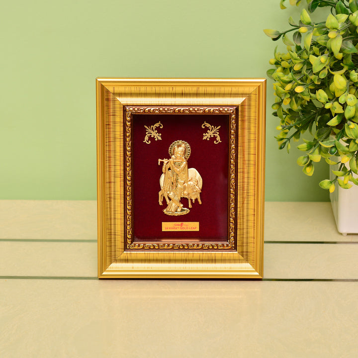 Shri Krishna 24kt Gold-Plated Frame