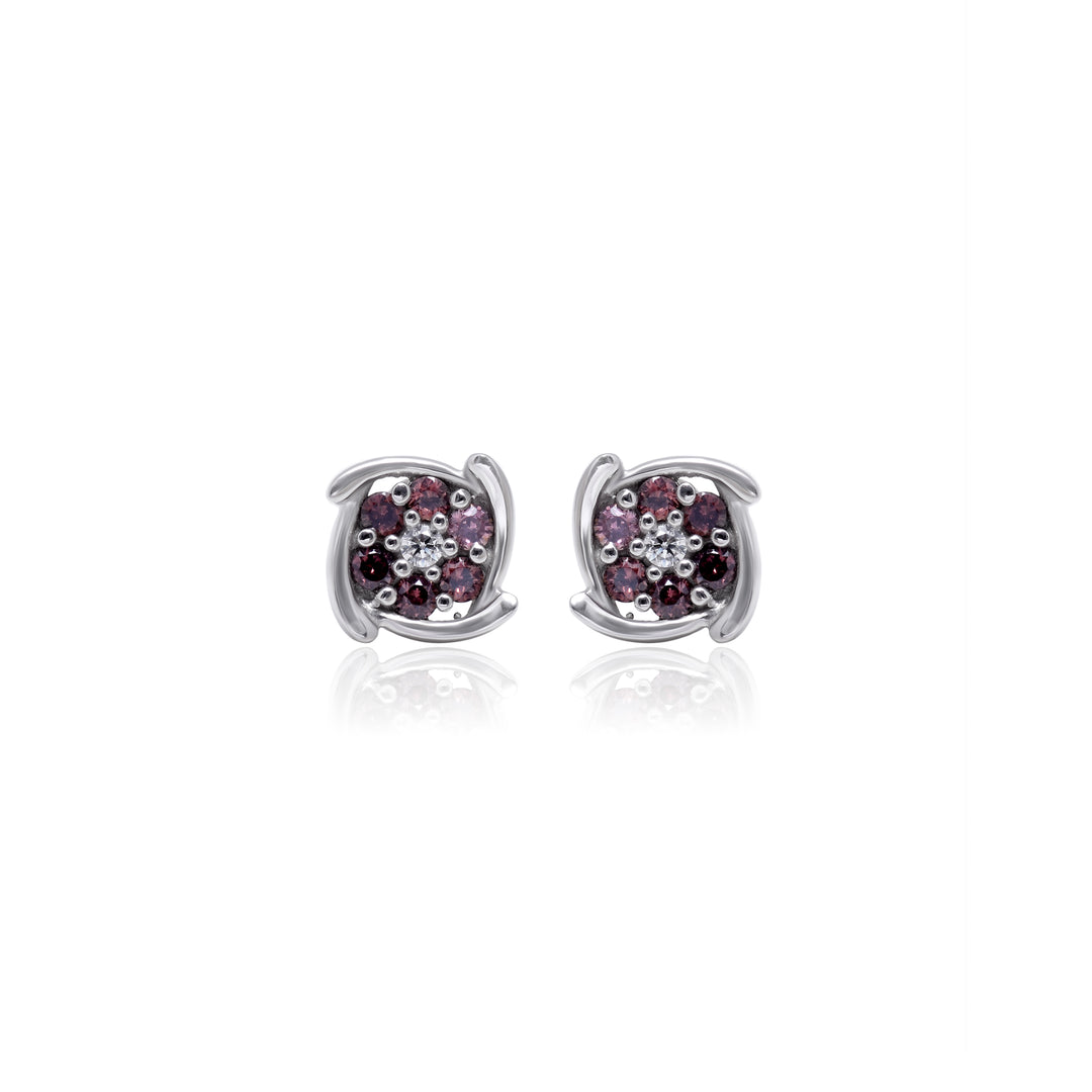 Cubic Zirconia Crystal Stud Earrings for Women