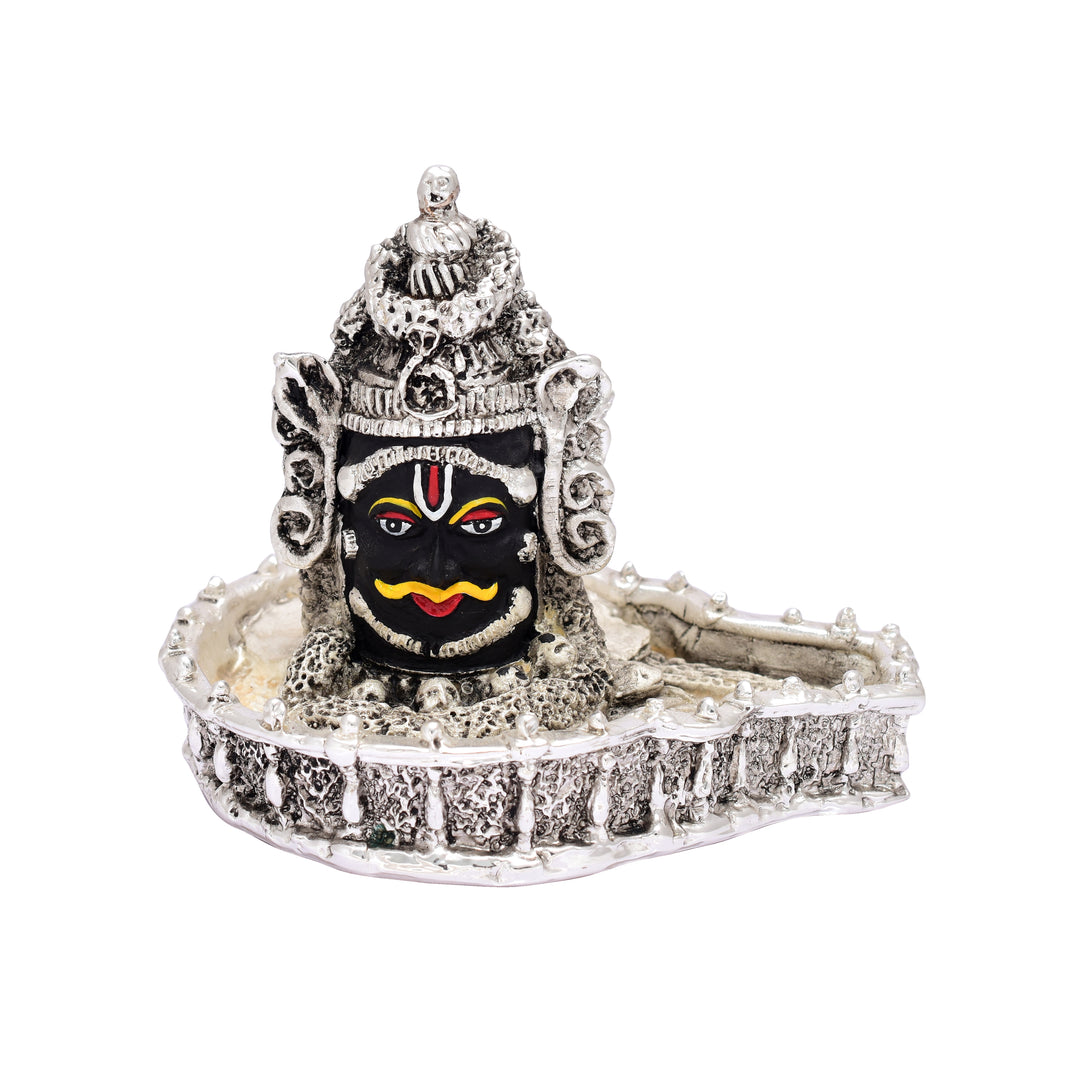 Mahakaleshwar Jyotirlinga Silver Plated Idol for Gift Items