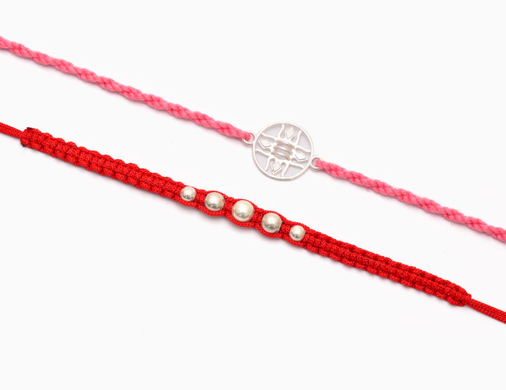 Royal Silver Rakhi And Bracelet Rakhi