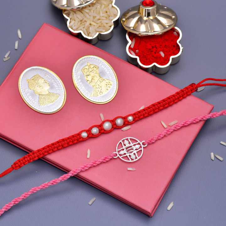 Traditional Silver Rakhi Collection