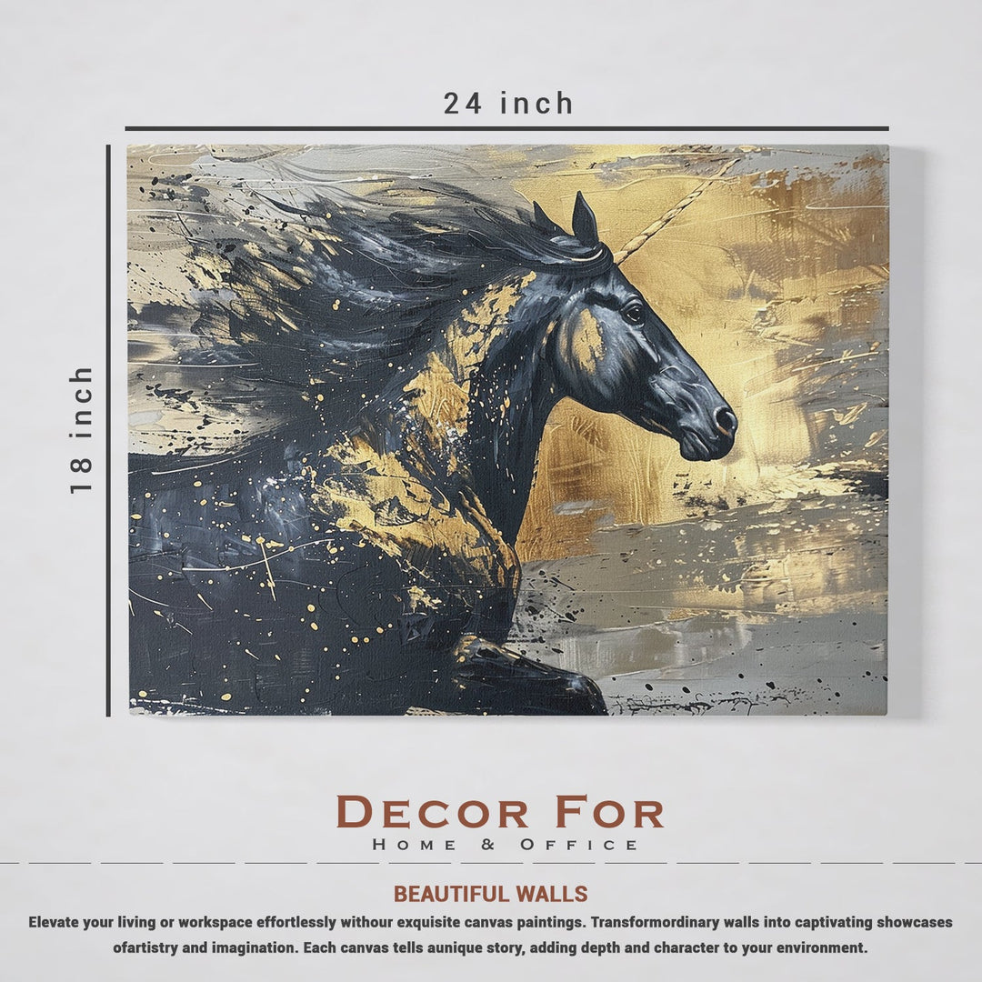 Runing Horse Canvas