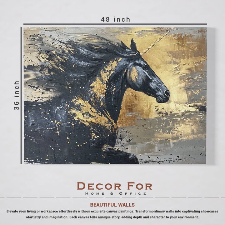 Runing Horse Canvas