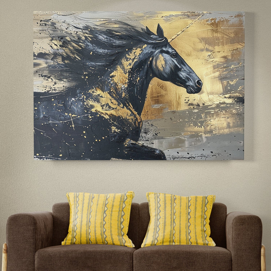 Runing Horse Canvas