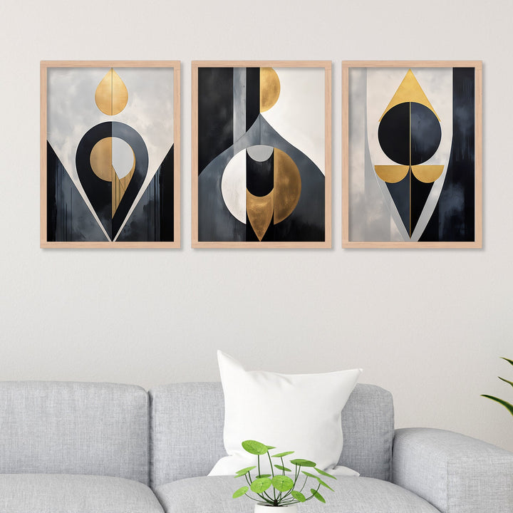 New Golden Design Wall Painting