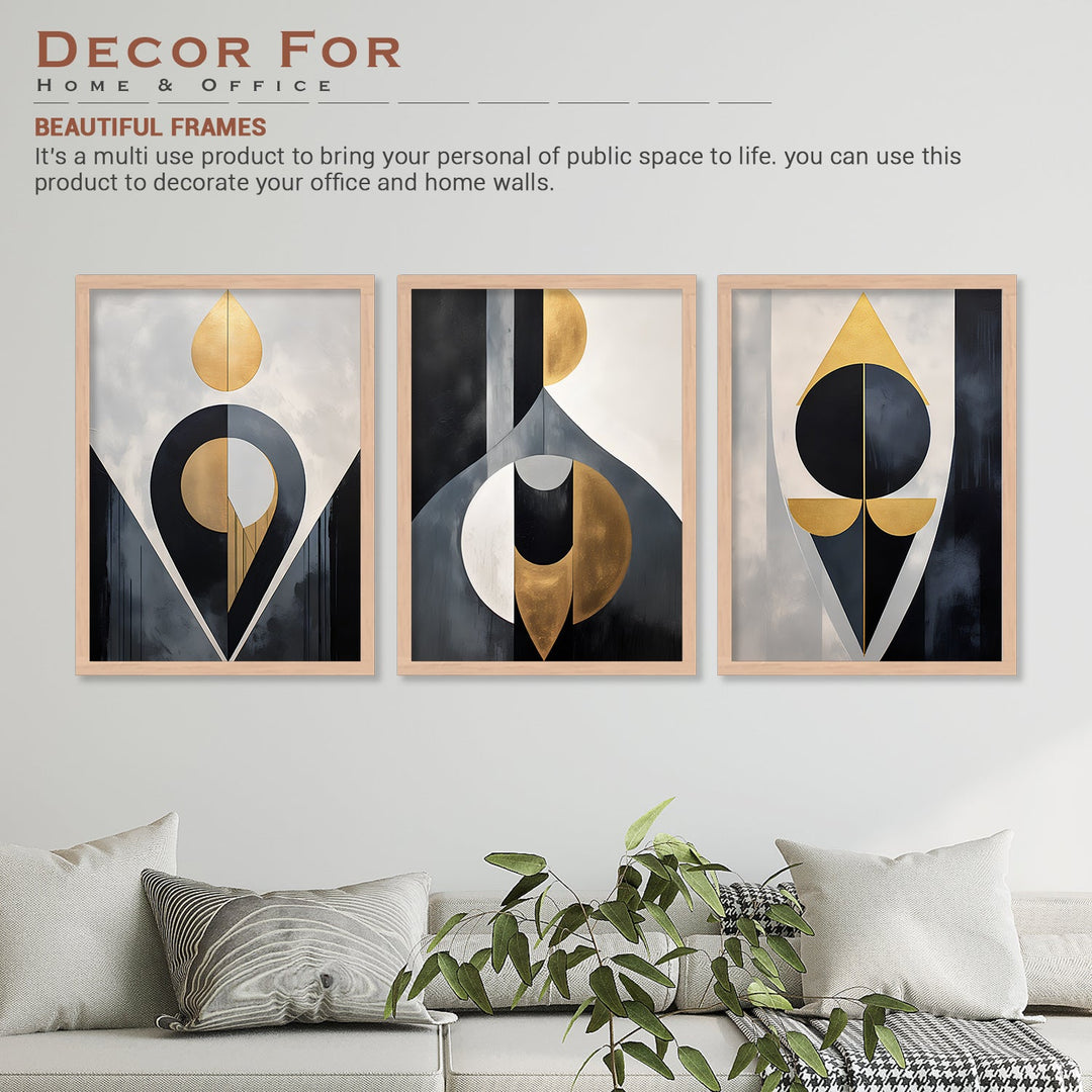 New Golden Design Wall Painting