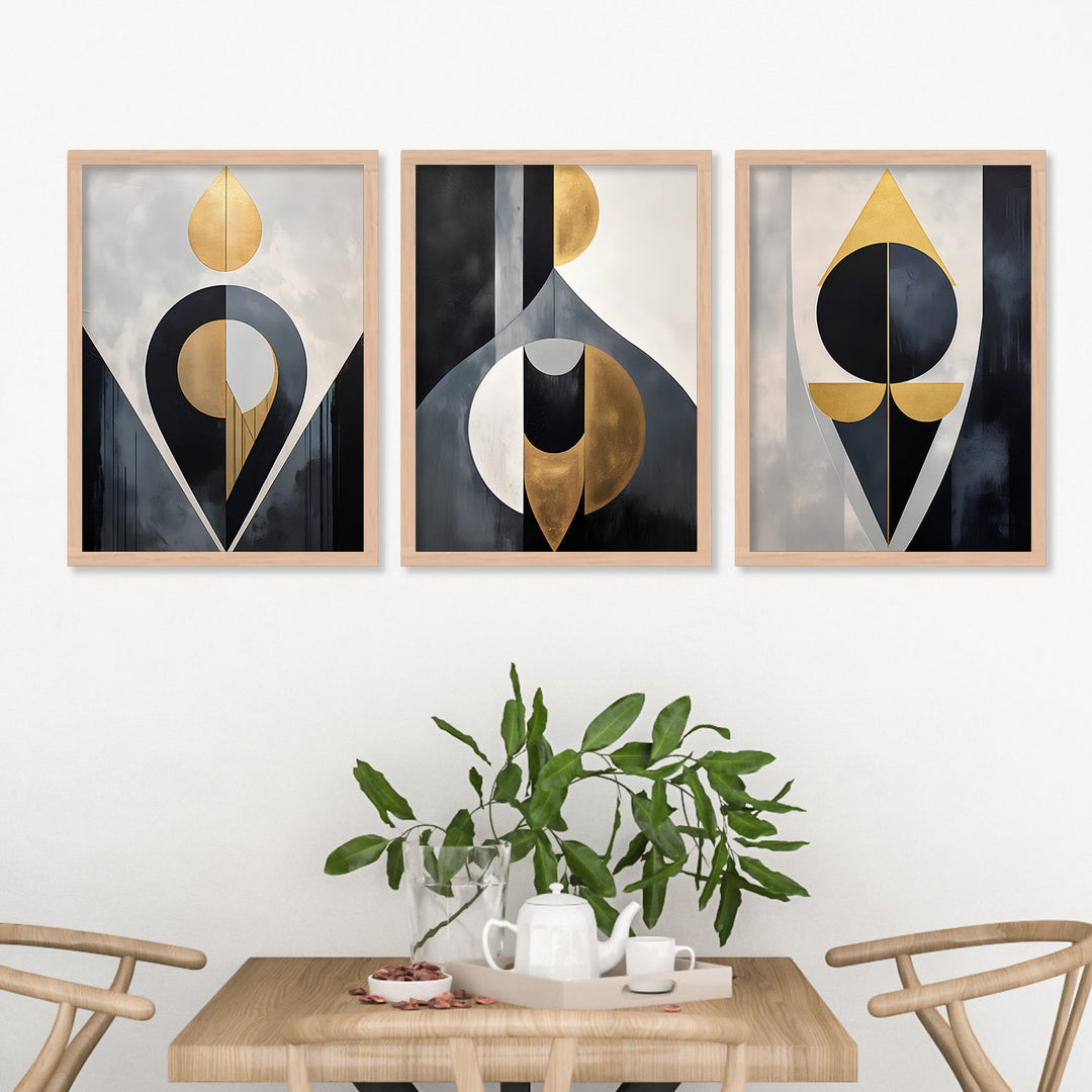 New Golden Design Wall Painting