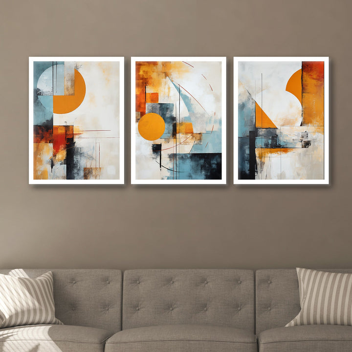 Light Colour Shapes Paintings