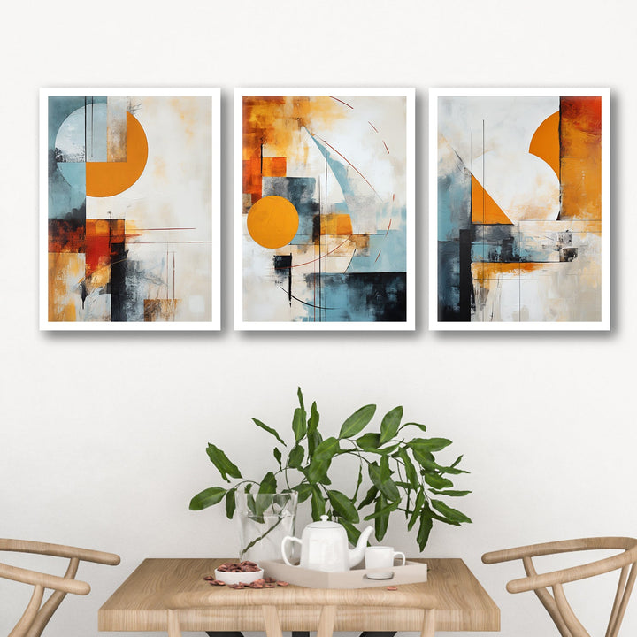 Light Colour Shapes Paintings