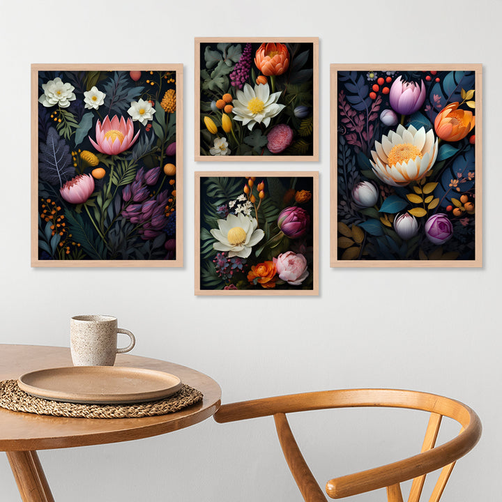 Multicolour Flower Art