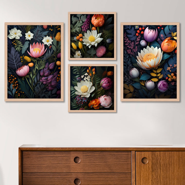 Multicolour Flower Art