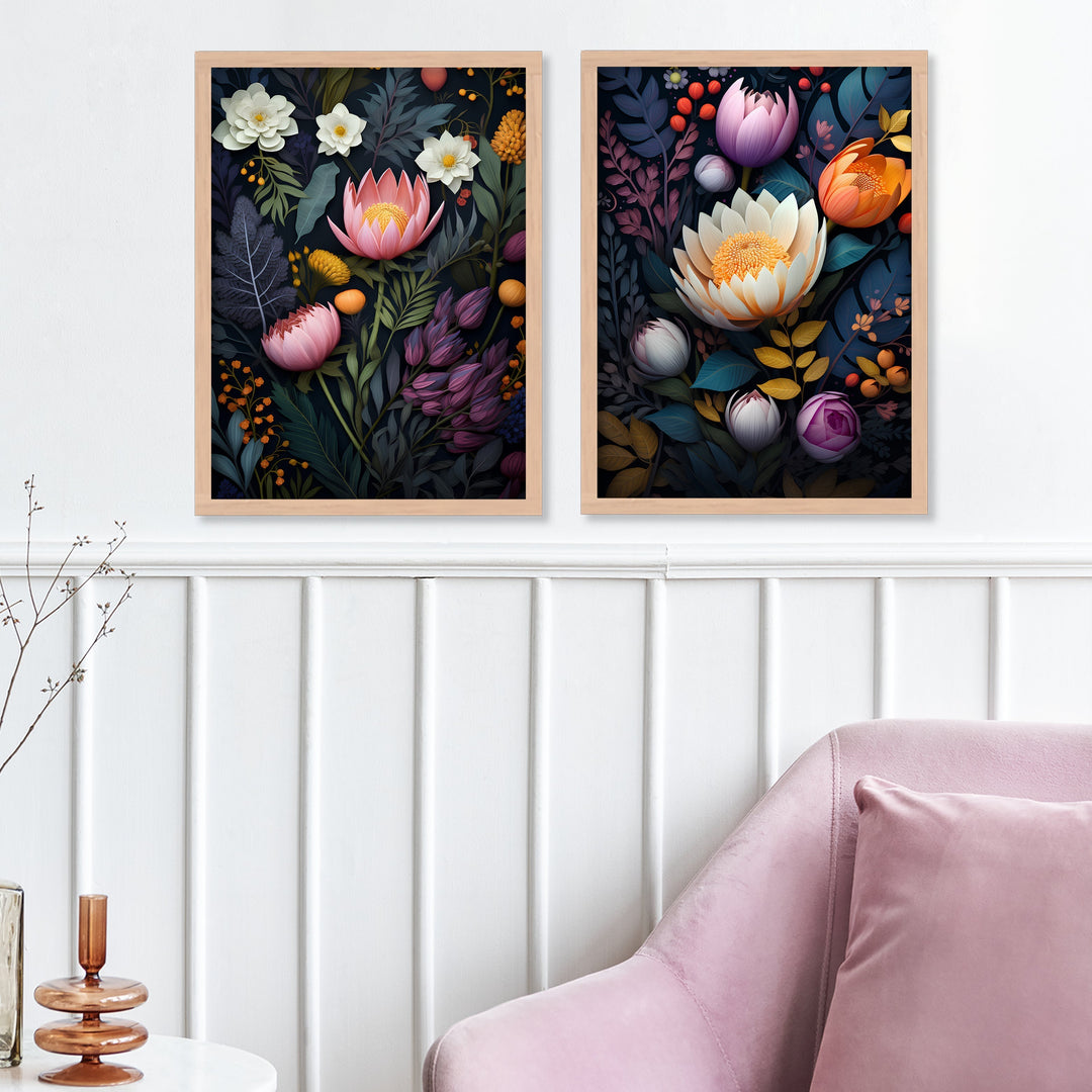 Multicolour Flower Art