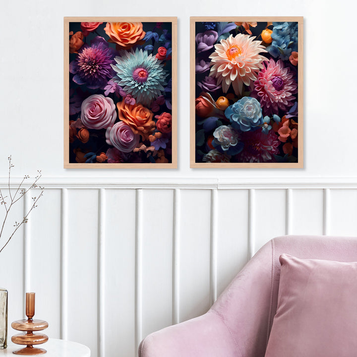 Multicolour Flower Art