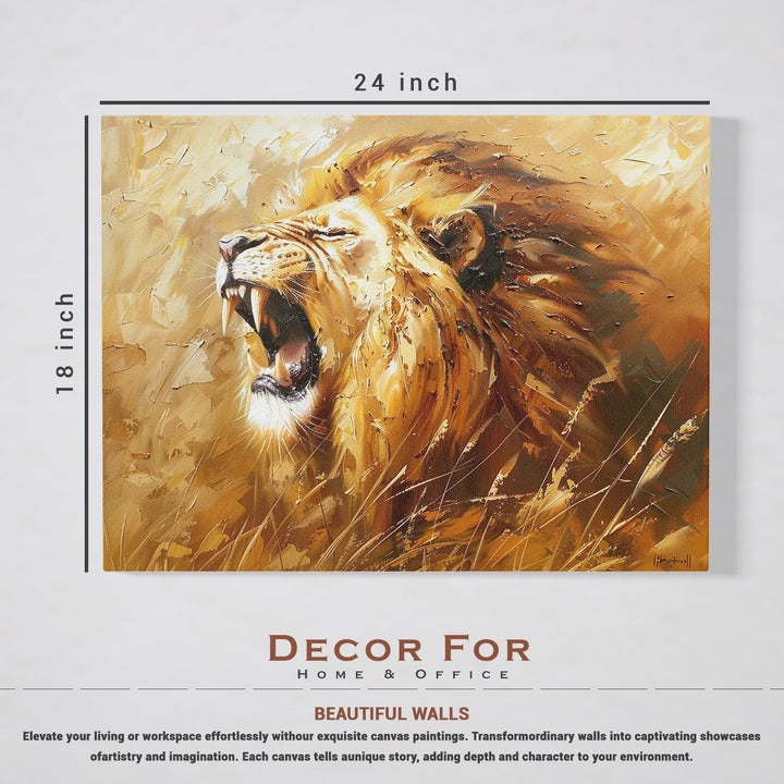 Beautiful Lion Canvas