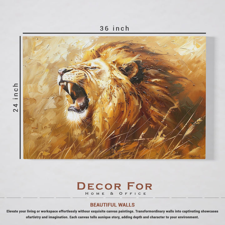 Beautiful Lion Canvas