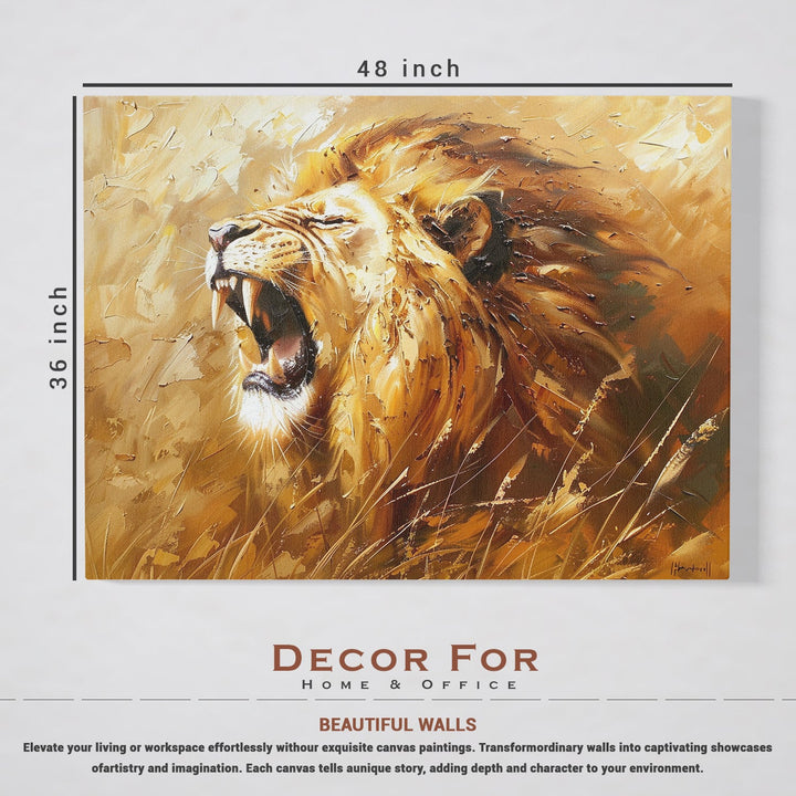 Beautiful Lion Canvas