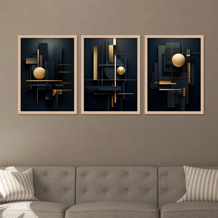 New Golden Shapes Art