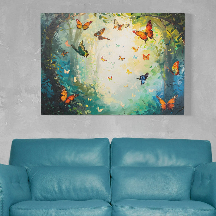 Amazing Colourfull Butterfly Canvas