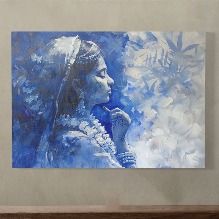 Sky Blue Colour Canvas