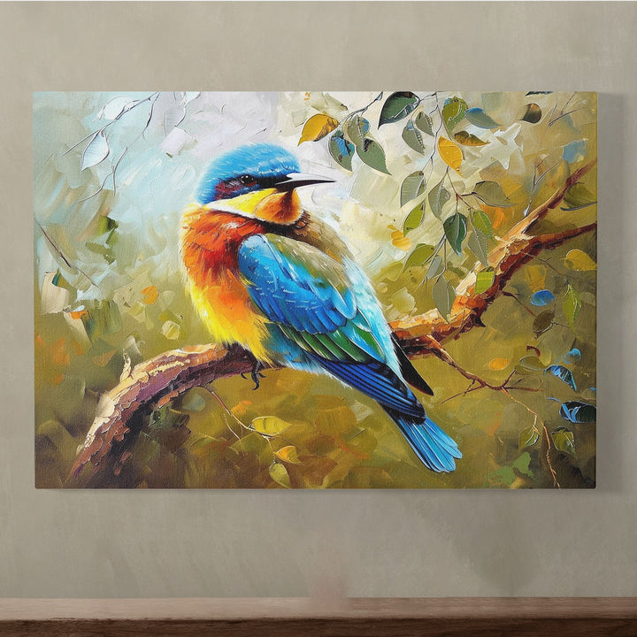 Bird Sit On The Branch Canvas