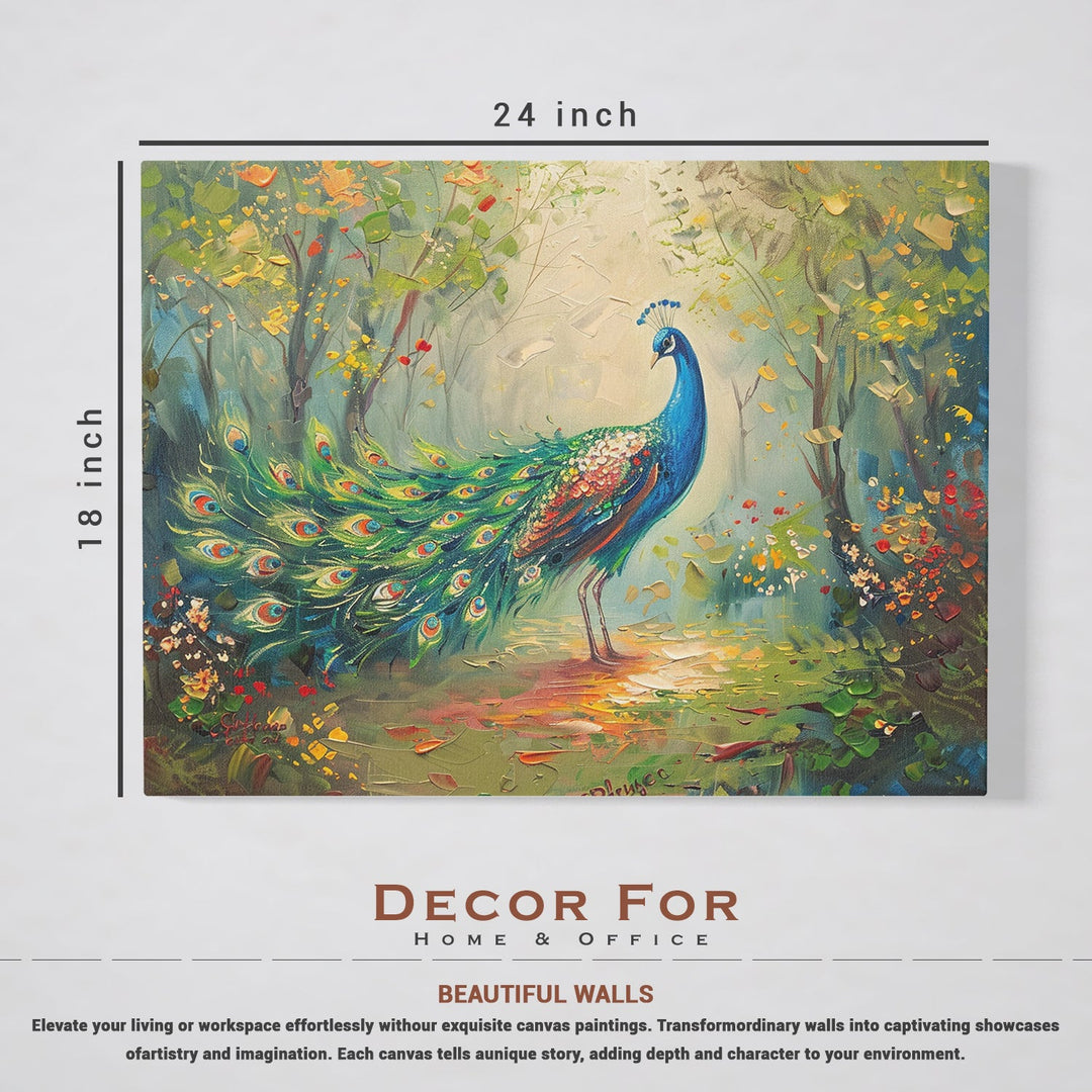 Beautifull Peacock Canvas