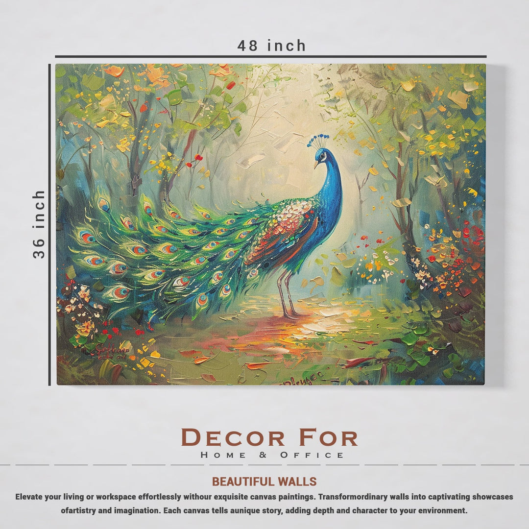 Beautifull Peacock Canvas