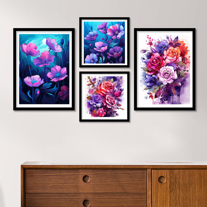 Amazing Coloured Roses Art