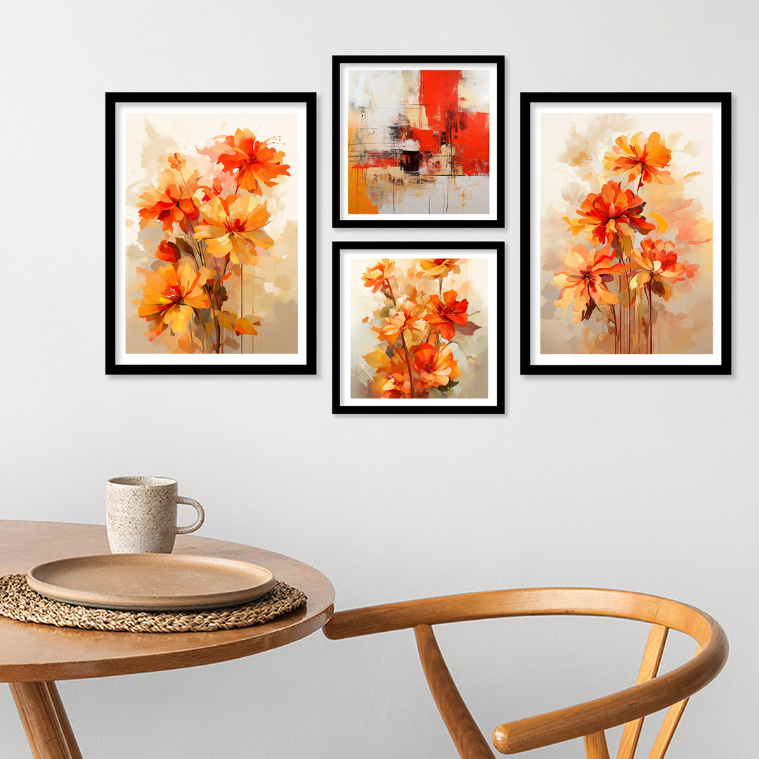 Orange Lily Flower Art