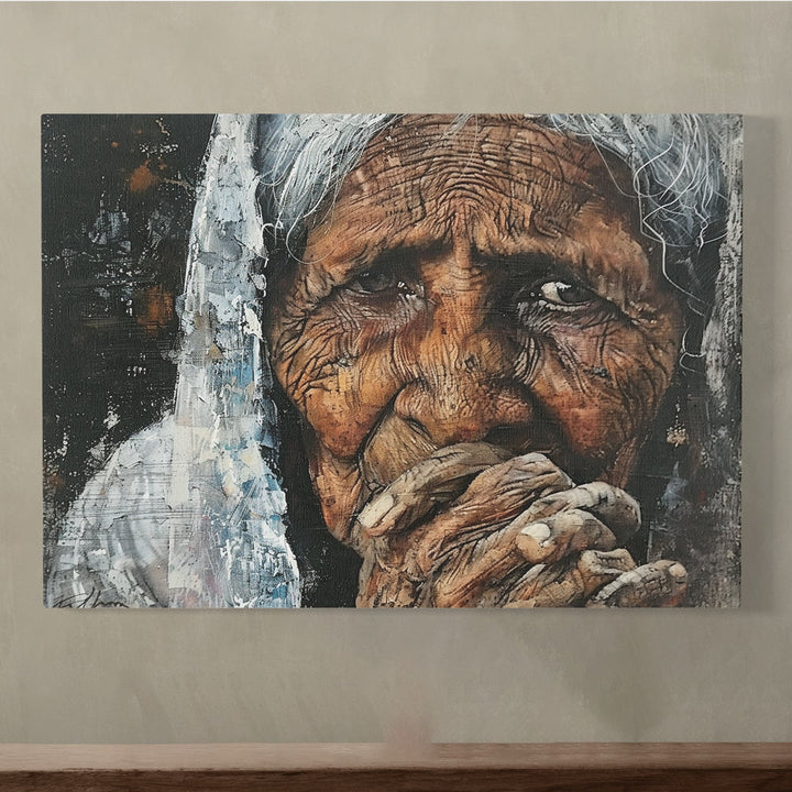 Old Woman Canvas