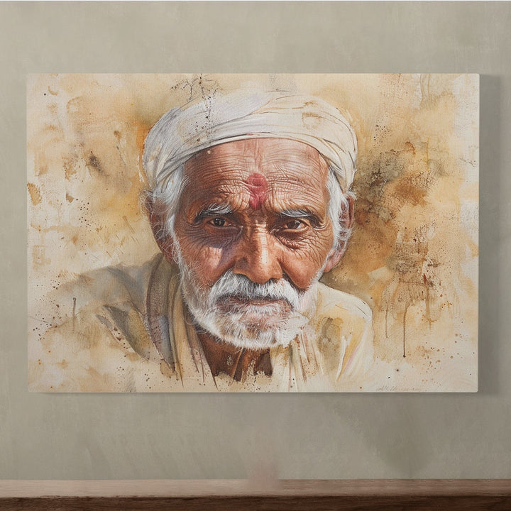 An Old Man Canvas - 2nd