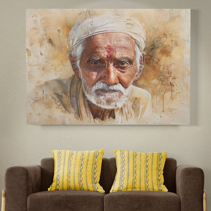 An Old Man Canvas - 2nd