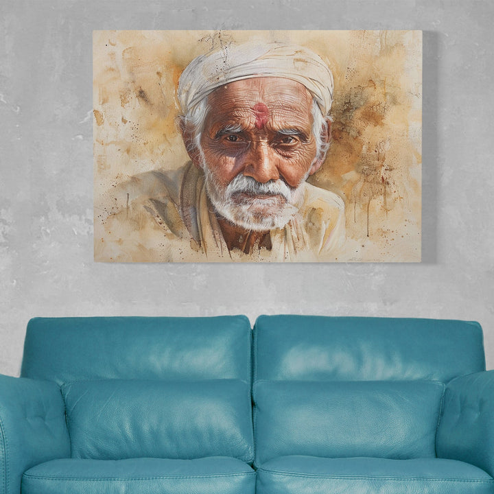 An Old Man Canvas - 2nd