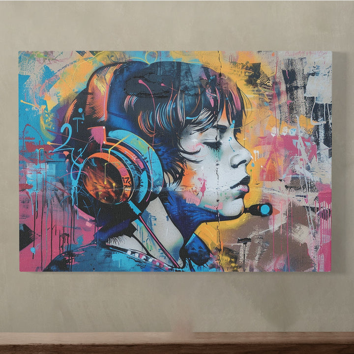 Musical Boy Canvas