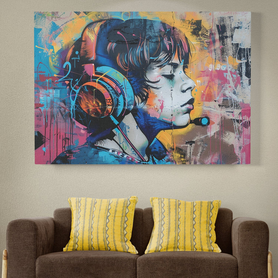 Musical Boy Canvas